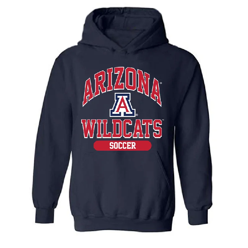 Arizona - NCAA Women's Soccer : Nicole Dallin - Classic Shersey Hooded Sweatshirt Hoodie with Pattern Geometric Abstract Arizona - NCAA Women's Soccer : Nicole Dallin - Classic Shersey Hooded Sweatshirt Hoodie with Pattern Geometric Abstract