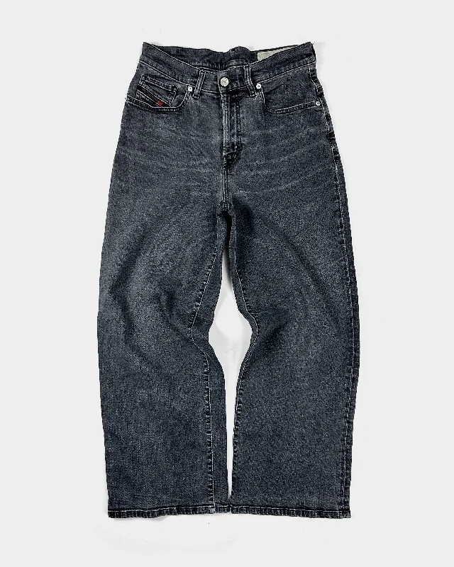 Diesel "Widee" Faded Black  Leg Denim Pants 2000's Casual Yoga Pants