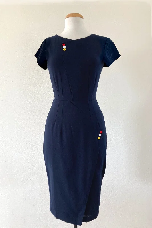Belluci Navy Dress Tunics Luxurious high-end