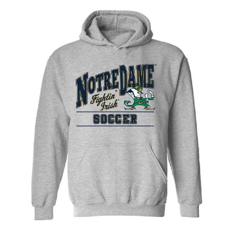 Notre Dame - NCAA Women's Soccer : Sonoma Kasica - Classic Shersey Hooded Sweatshirt Hoodie with Elastic Cuffs Stretchable Comfortable Notre Dame - NCAA Women's Soccer : Sonoma Kasica - Classic Shersey Hooded Sweatshirt Hoodie with Elastic Cuffs Stretchable Comfortable