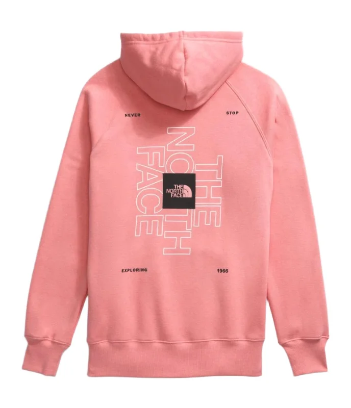The North Face Womens Brand Proud Hoodie Sweatshirt Hoodie with High Neck Warm Protective