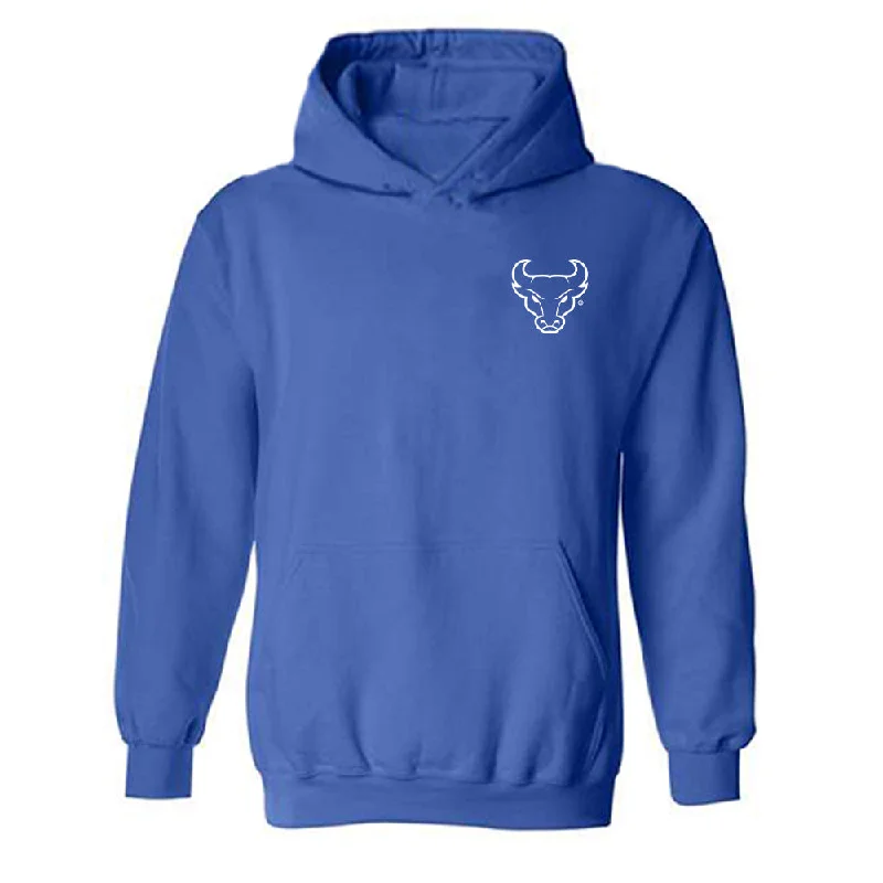 Buffalo - NCAA Women's Soccer : Lexie Thompson - Hooded Sweatshirt Hoodie with Belted Waist Structured Tailored