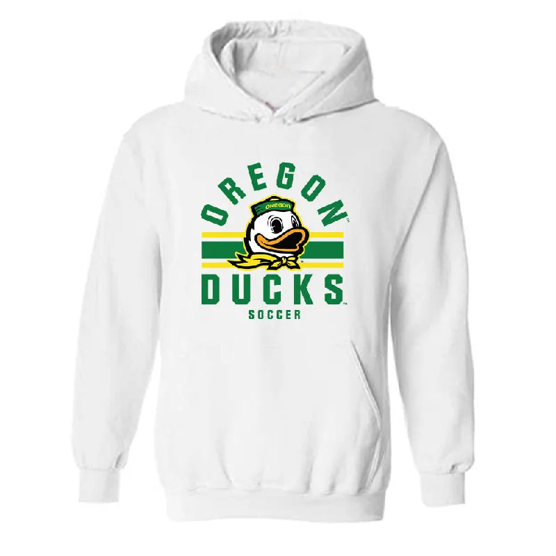 Oregon - NCAA Women's Soccer : Carly Ann Cormack - Classic Shersey Hooded Sweatshirt Hoodie with Side Slits Relaxed Casual Oregon - NCAA Women's Soccer : Carly Ann Cormack - Classic Shersey Hooded Sweatshirt Hoodie with Side Slits Relaxed Casual