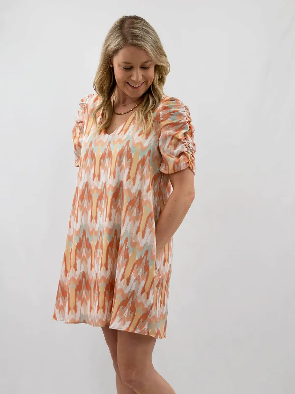 Satin Pastel Petals Dress Tunics Lace romantic