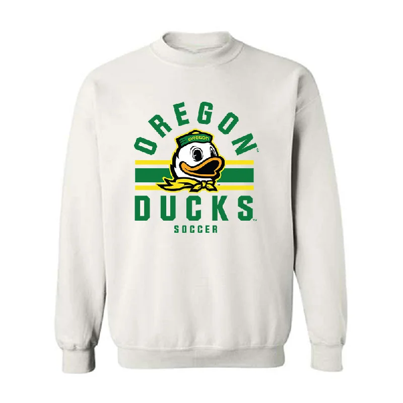 Oregon - NCAA Women's Soccer : Cameron Bourne - Classic Shersey Crewneck Sweatshirt Hoodie with Bell Sleeves Flared Feminine