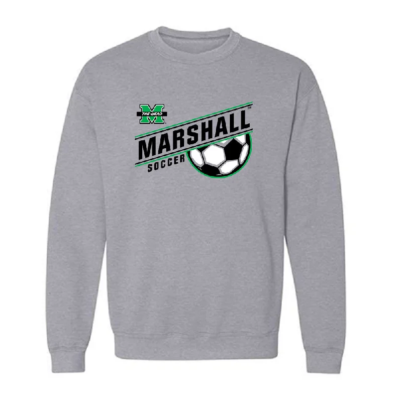Marshall - NCAA Women's Soccer : Madison Townes - Sport Grey Generic Sweatshirt Hoodie with Contrast Stitching Detailed Premium