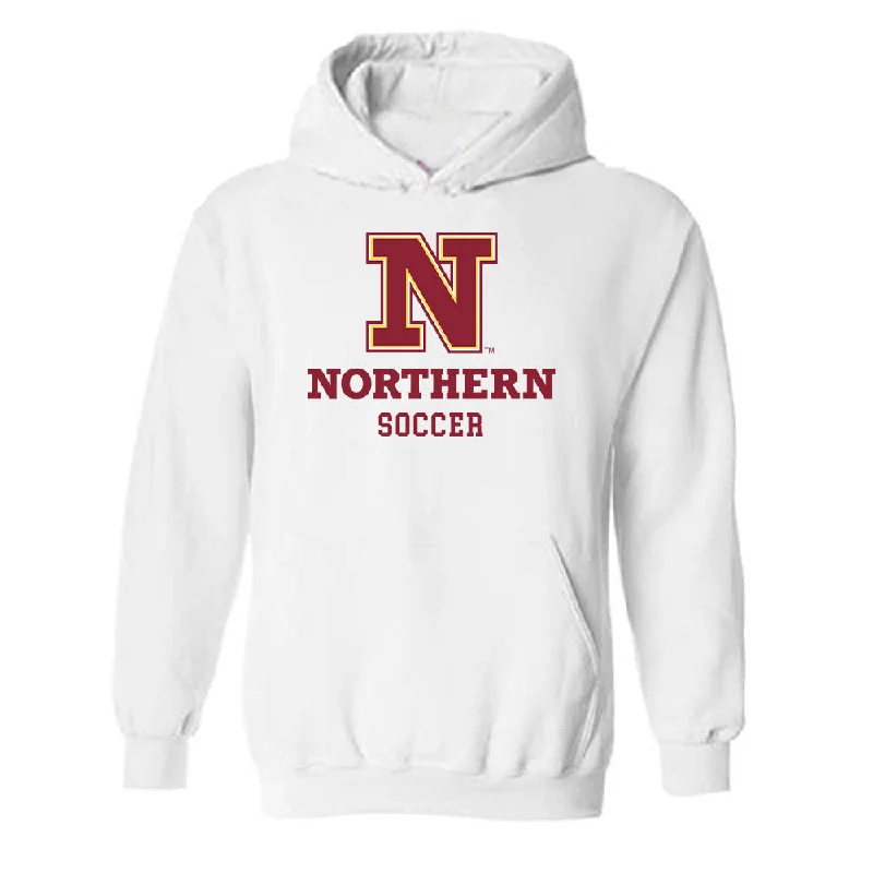 NSU - NCAA Women's Soccer : Sydney Gilbertson - Hooded Sweatshirt Hoodie with Set-In Sleeves Structured Classic NSU - NCAA Women's Soccer : Sydney Gilbertson - Hooded Sweatshirt Hoodie with Set-In Sleeves Structured Classic