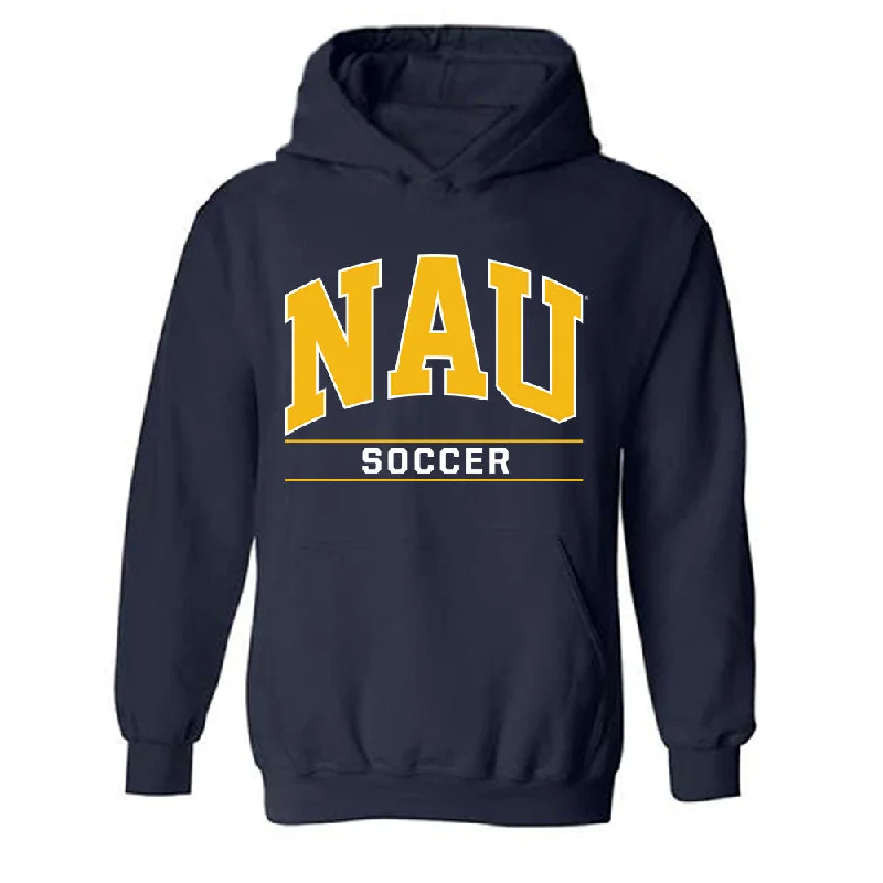 Northern Arizona - NCAA Women's Soccer : Erin O'Connor - Classic Shersey Hooded Sweatshirt Hoodie with Rhinestones Sparkly Elegant