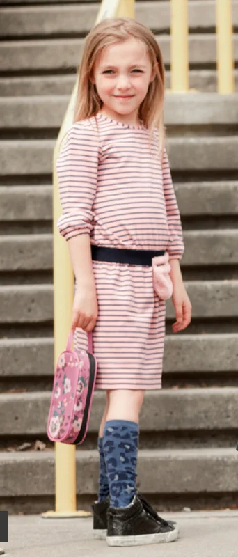 Striped Pouch Dress D20I94 Tunics Gym athletic