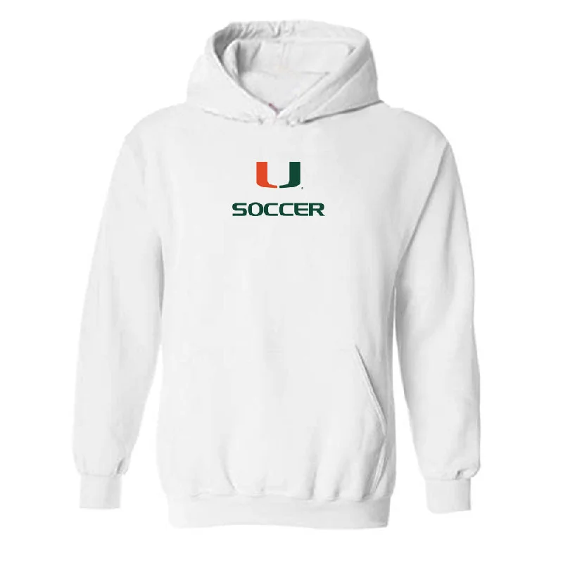 Miami - NCAA Women's Soccer : Dieynaba Ndaw - Classic Shersey Hooded Sweatshirt Hoodie with Bell Sleeves Flared Feminine Miami - NCAA Women's Soccer : Dieynaba Ndaw - Classic Shersey Hooded Sweatshirt Hoodie with Bell Sleeves Flared Feminine