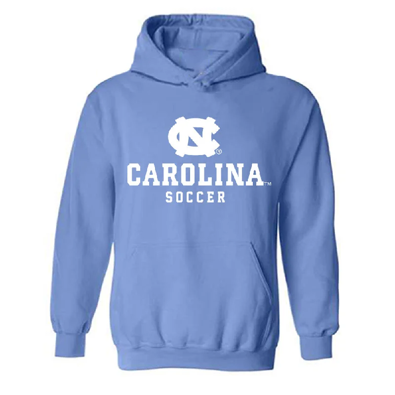 UNC - NCAA Women's Soccer : Emerson Elgin - Classic Shersey Hooded Sweatshirt Hoodie with Raglan Sleeves Sporty Comfortable