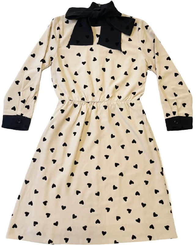 Tan Hearts Dress M-5209 Tunics Cozy comfortable