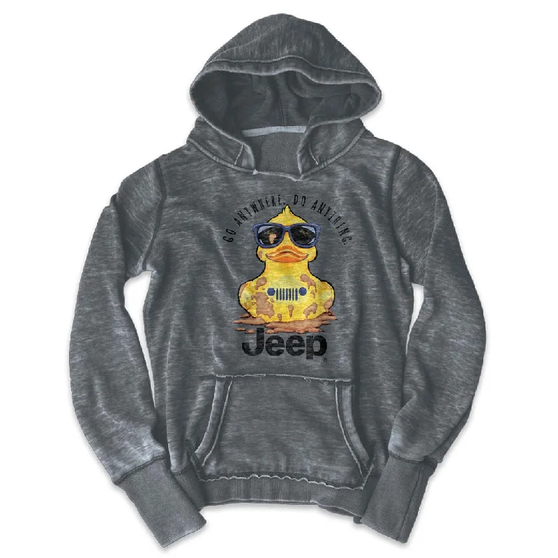 Jeep - Muddy Duck Women's Hoodie Hoodie with Print Artistic Unique
