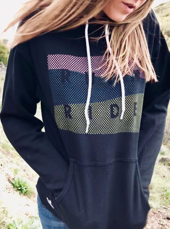 Gravity Coalition Neo Hoodie Hoodie with Metallic Shiny Futuristic