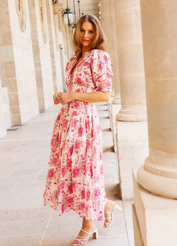Fabienne Dress Raspberry Tunics Brand named