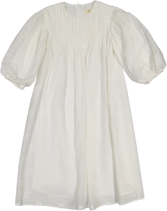 33121 DRESS 3/4 SLEEVES-Square Tunics Sophisticated sleek
