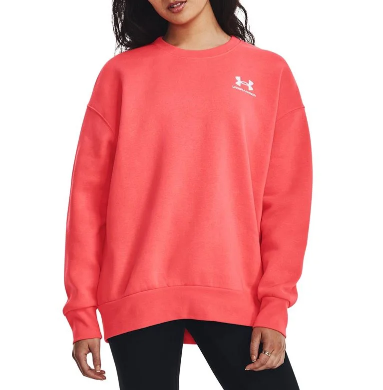 Under Armour Womens Essential Fleece Oversized Crewneck Sweatshirt Hoodie with Rhinestones Sparkly Elegant Under Armour Womens Essential Fleece Oversized Crewneck Sweatshirt Hoodie with Rhinestones Sparkly Elegant