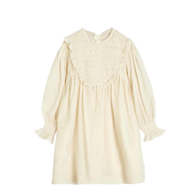 Dolores Dress-Cream Tunics Running lightweight