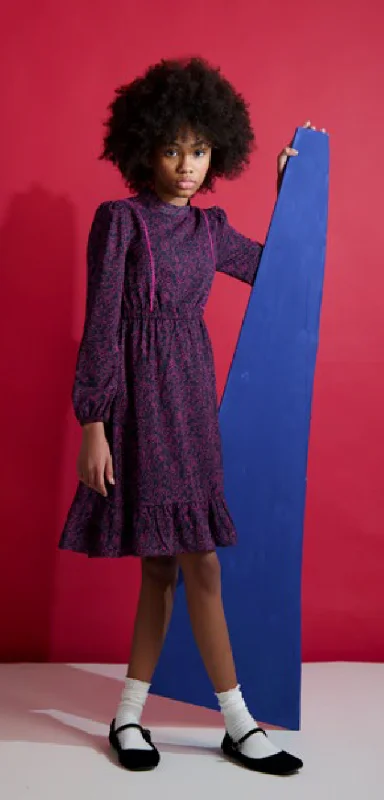 Applique Print Dress SNK4526 Tunics Plaid country
