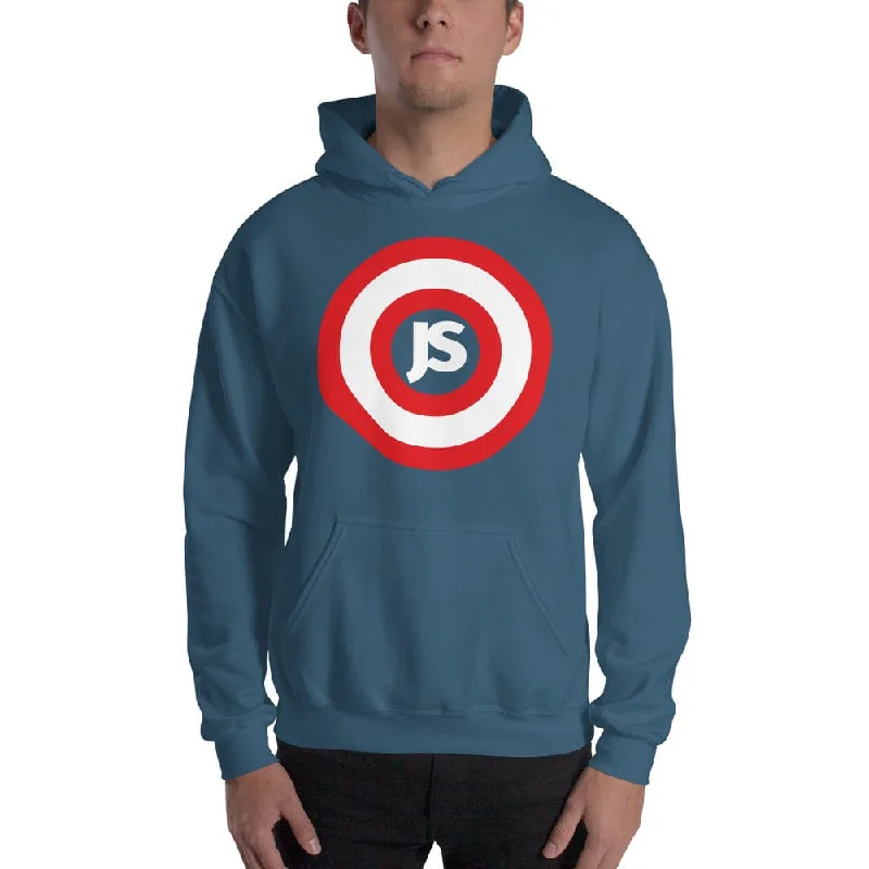 Captain JS - hooded sweatshirt Hoodie with Color Block Contrast Stylish