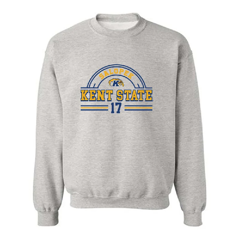 Kent State - NCAA Women's Soccer : Kelsey Salopek - Crewneck Sweatshirt Classic Fashion Shersey Hoodie with High Neck Warm Protective Kent State - NCAA Women's Soccer : Kelsey Salopek - Crewneck Sweatshirt Classic Fashion Shersey Hoodie with High Neck Warm Protective