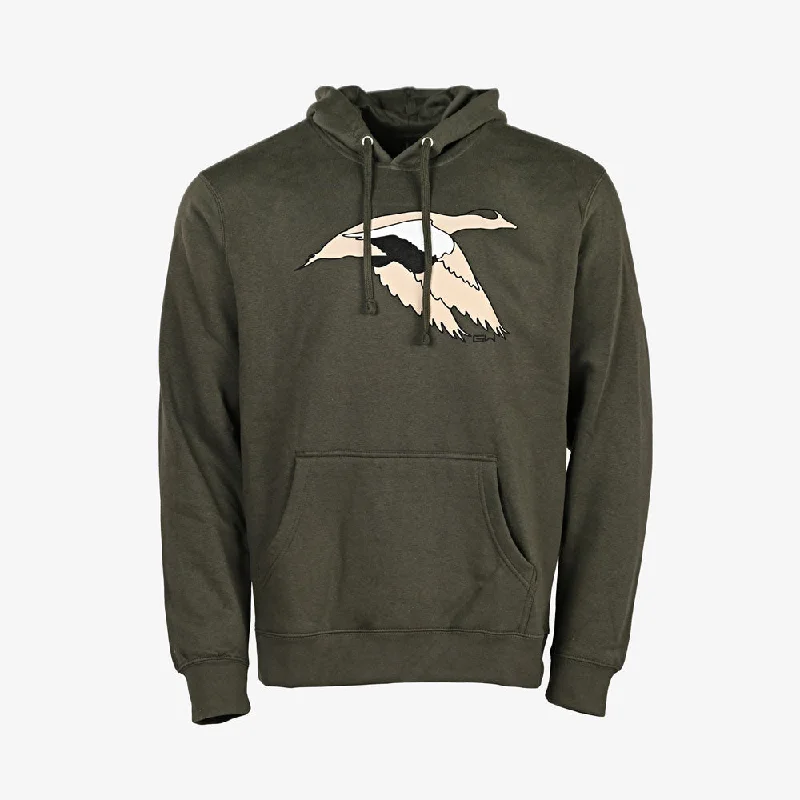 Gator Wader Wigeon Hoodie | Olive Hoodie with Rhinestones Sparkly Elegant