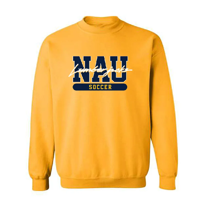 Northern Arizona - NCAA Women's Soccer : Katie Willoughby - Classic Shersey Crewneck Sweatshirt Hoodie with Hem Drawcord Adjustable Customizable