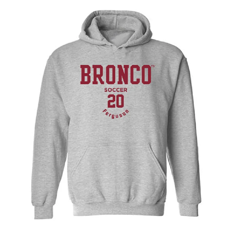 SCU - NCAA Women's Soccer : Tessa Ferguson - Classic Fashion Shersey Hooded Sweatshirt Hoodie with Button Placket Classic Preppy SCU - NCAA Women's Soccer : Tessa Ferguson - Classic Fashion Shersey Hooded Sweatshirt Hoodie with Button Placket Classic Preppy