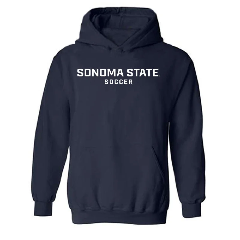 SSU - NCAA Women's Soccer : Ava Ricker - Classic Shersey Hooded Sweatshirt Hoodie with Batwing Sleeves Loose Dramatic