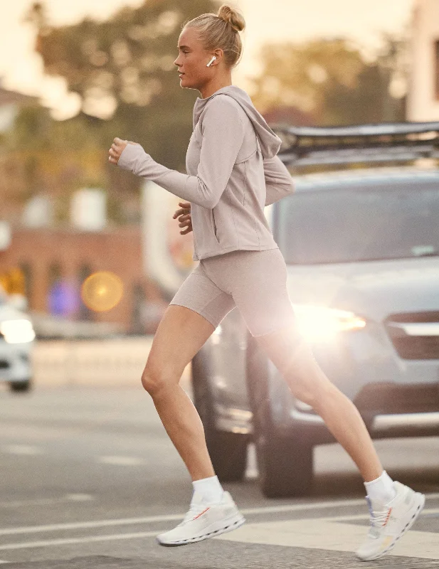 Beyond Yoga Spacedye High Energy Hoodie Hoodie with Hem Lace Feminine Delicate
