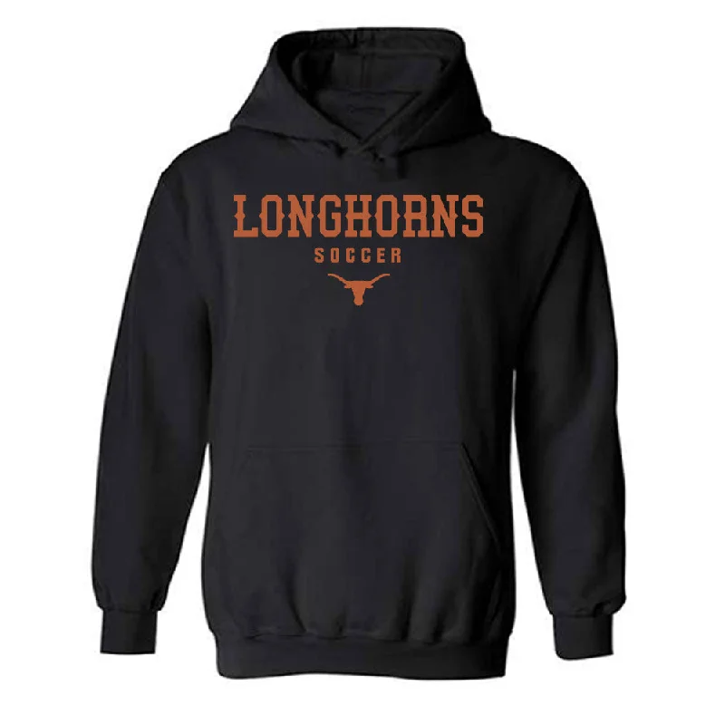 Texas - NCAA Women's Soccer : Carly Montgomery - Hooded Sweatshirt Hoodie with Relaxed Fit Easy Casual Texas - NCAA Women's Soccer : Carly Montgomery - Hooded Sweatshirt Hoodie with Relaxed Fit Easy Casual