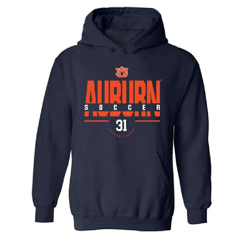 Auburn - NCAA Women's Soccer : Jordyn Crosby - Classic Fashion Shersey Hooded Sweatshirt Hoodie with Ribbed Hem Stretchable Secure Auburn - NCAA Women's Soccer : Jordyn Crosby - Classic Fashion Shersey Hooded Sweatshirt Hoodie with Ribbed Hem Stretchable Secure