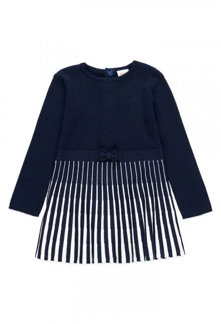 Navy Knit Dress 725228-2440 Tunics Stylish elegant