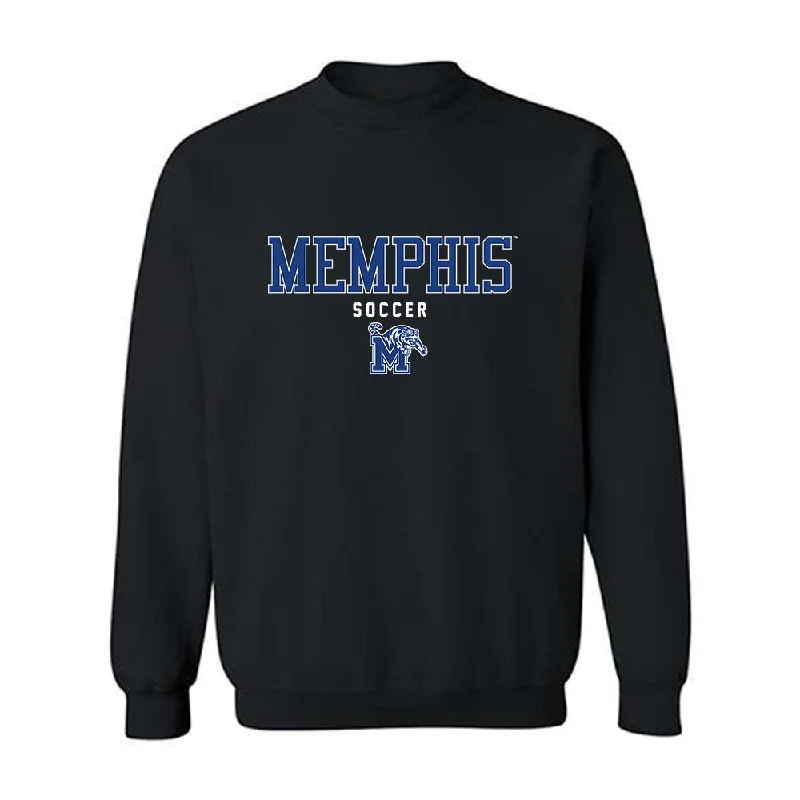 Memphis - NCAA Women's Soccer : Alexandra Mackay - Crewneck Sweatshirt Hoodie with Stripes Bold Sporty Memphis - NCAA Women's Soccer : Alexandra Mackay - Crewneck Sweatshirt Hoodie with Stripes Bold Sporty