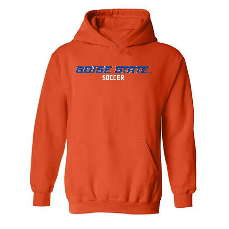Boise State - NCAA Women's Soccer : Jillian Anderson - Classic Fashion Shersey Hooded Sweatshirt Hoodie with Camouflage Military Edgy Boise State - NCAA Women's Soccer : Jillian Anderson - Classic Fashion Shersey Hooded Sweatshirt Hoodie with Camouflage Military Edgy