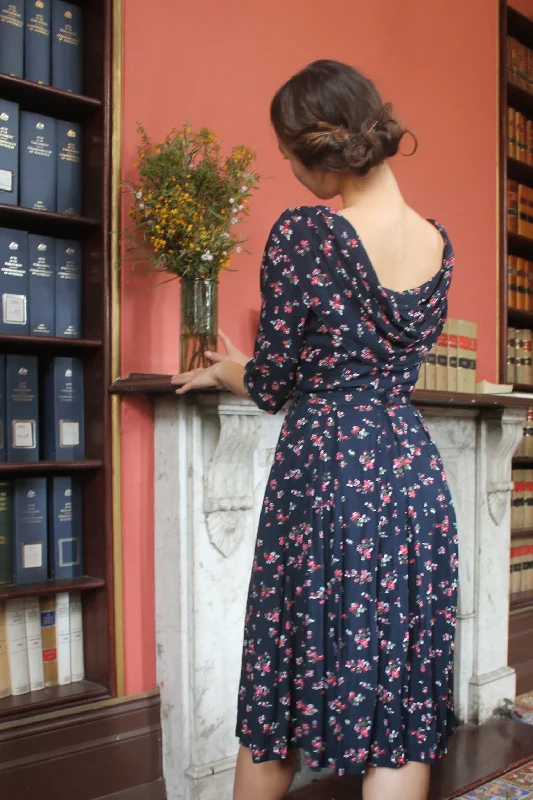 Deborah French Roses Dress Tunics Timeless classic
