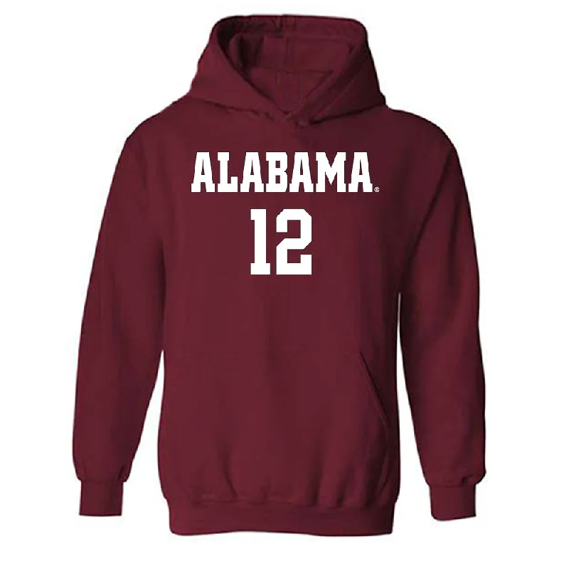 Alabama - NCAA Women's Soccer : Cameron Silva - Hooded Sweatshirt Replica Shersey Hoodie Sweatshirt Pullover