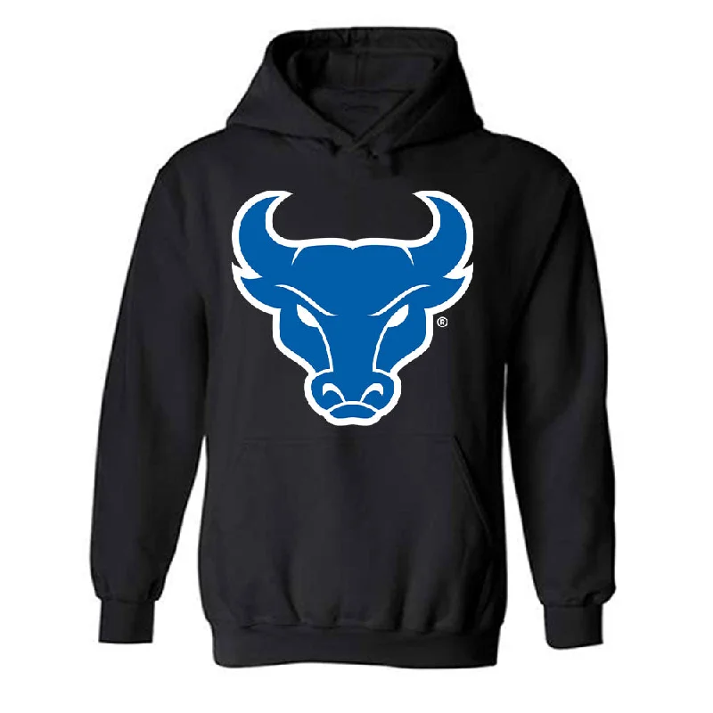 Buffalo - NCAA Women's Soccer : Lexie Thompson - Hooded Sweatshirt Hoodie with Hem Fringe Bohemian Relaxed