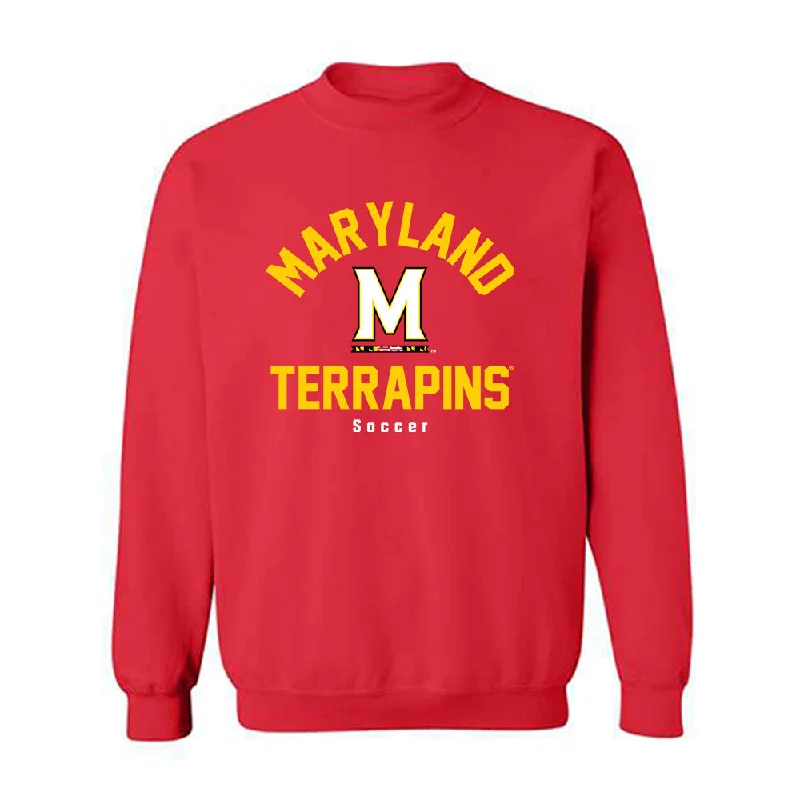 Maryland - NCAA Women's Soccer : Ella Bulava - Classic Shersey Crewneck Sweatshirt Hoodie with Lining Warm Insulated Maryland - NCAA Women's Soccer : Ella Bulava - Classic Shersey Crewneck Sweatshirt Hoodie with Lining Warm Insulated