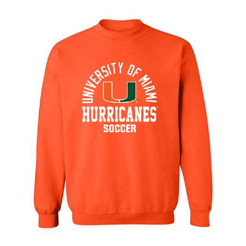 Miami - NCAA Women's Soccer : Kyla Gallagher - Classic Shersey Crewneck Sweatshirt Hoodie with Cropped Fit Short Trendy