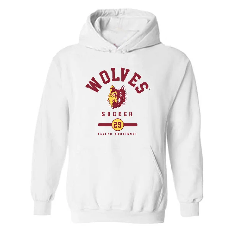 NSU - NCAA Women's Soccer : Taylor Dudzinski - Classic Fashion Shersey Hooded Sweatshirt Hoodie with Toggle Buttons Decorative Unique NSU - NCAA Women's Soccer : Taylor Dudzinski - Classic Fashion Shersey Hooded Sweatshirt Hoodie with Toggle Buttons Decorative Unique