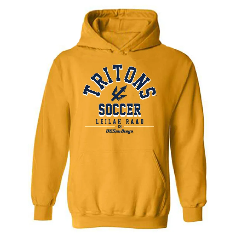 UCSD - NCAA Women's Soccer : Leilah Raad - Classic Fashion Shersey Hooded Sweatshirt Hoodie Crop Top Short Trendy UCSD - NCAA Women's Soccer : Leilah Raad - Classic Fashion Shersey Hooded Sweatshirt Hoodie Crop Top Short Trendy