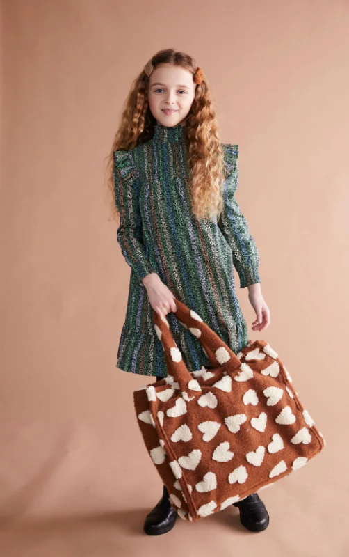 Vertical Floral Striped Dress 1240 Tunics Luxurious high-end