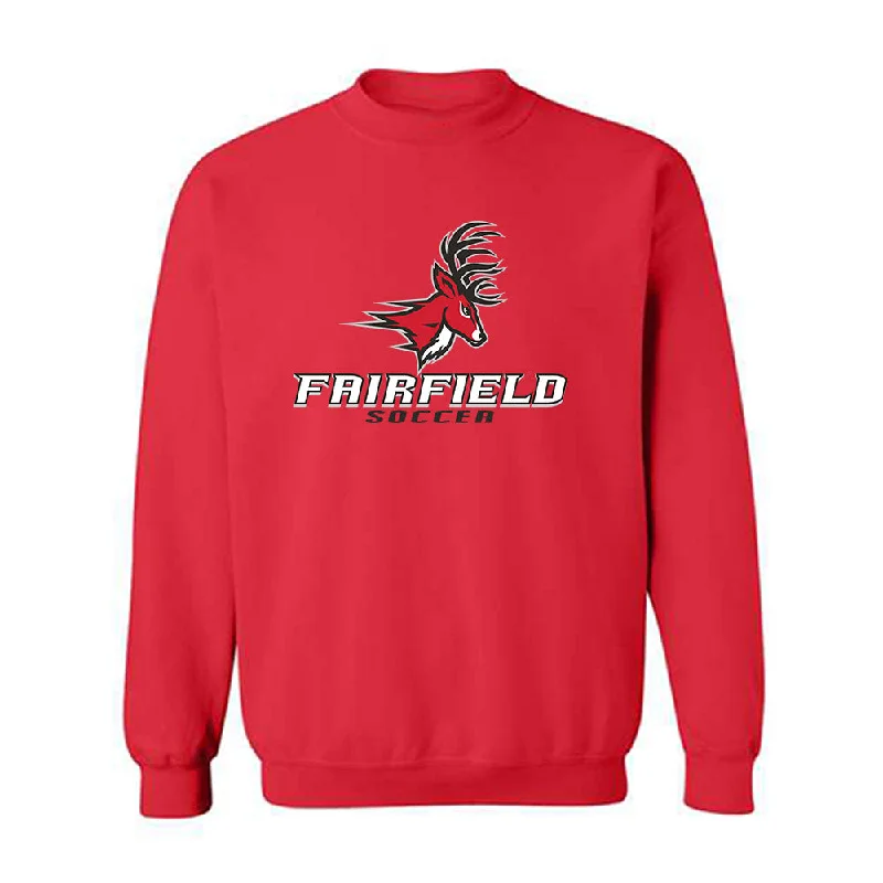 Fairfield - NCAA Women's Soccer : Sydney Corbett - Crewneck Sweatshirt Classic Shersey Hoodie with Hem Raw Edge Edgy Unfinished