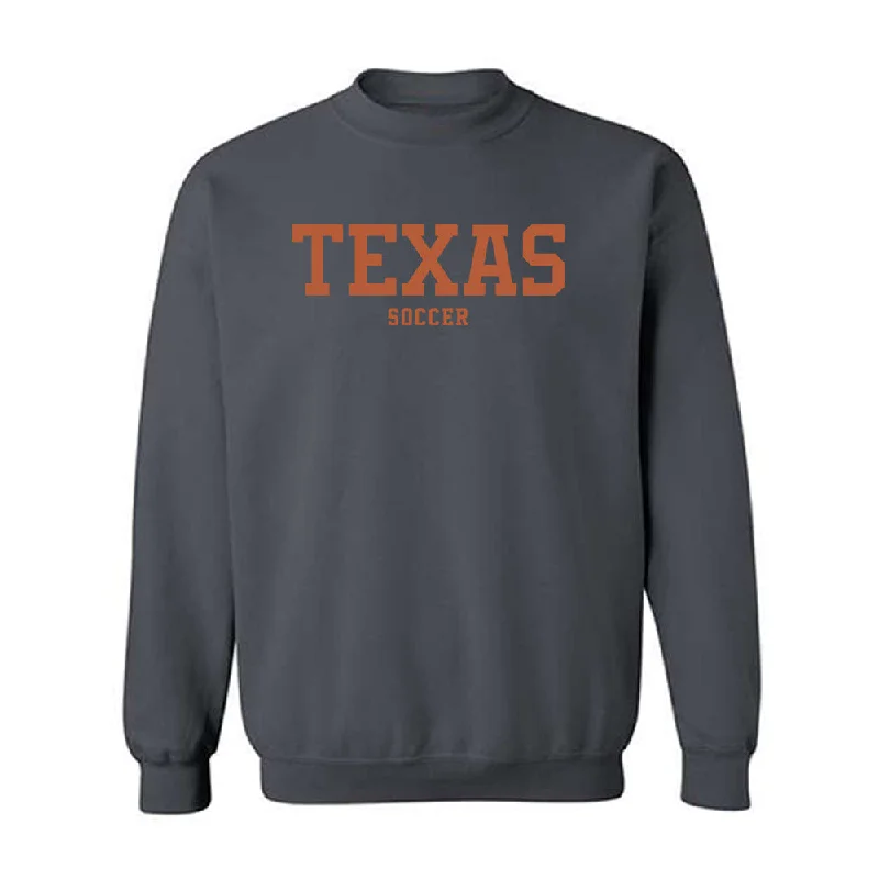 Texas - NCAA Women's Soccer : Amalia Villarreal - Classic Shersey Crewneck Sweatshirt Hoodie with Full-Zip Functional Layering