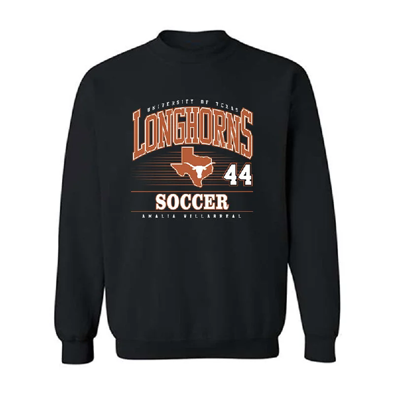 Texas - NCAA Women's Soccer : Amalia Villarreal - Classic Fashion Shersey Crewneck Sweatshirt Hoodie with Relaxed Fit Easy Casual Texas - NCAA Women's Soccer : Amalia Villarreal - Classic Fashion Shersey Crewneck Sweatshirt Hoodie with Relaxed Fit Easy Casual