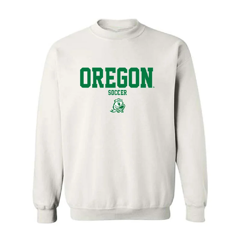 Oregon - NCAA Women's Soccer : Cameron Bourne - Classic Fashion Shersey Crewneck Sweatshirt Hoodie with Ribbed Cuffs Snug Fit Comfort Oregon - NCAA Women's Soccer : Cameron Bourne - Classic Fashion Shersey Crewneck Sweatshirt Hoodie with Ribbed Cuffs Snug Fit Comfort
