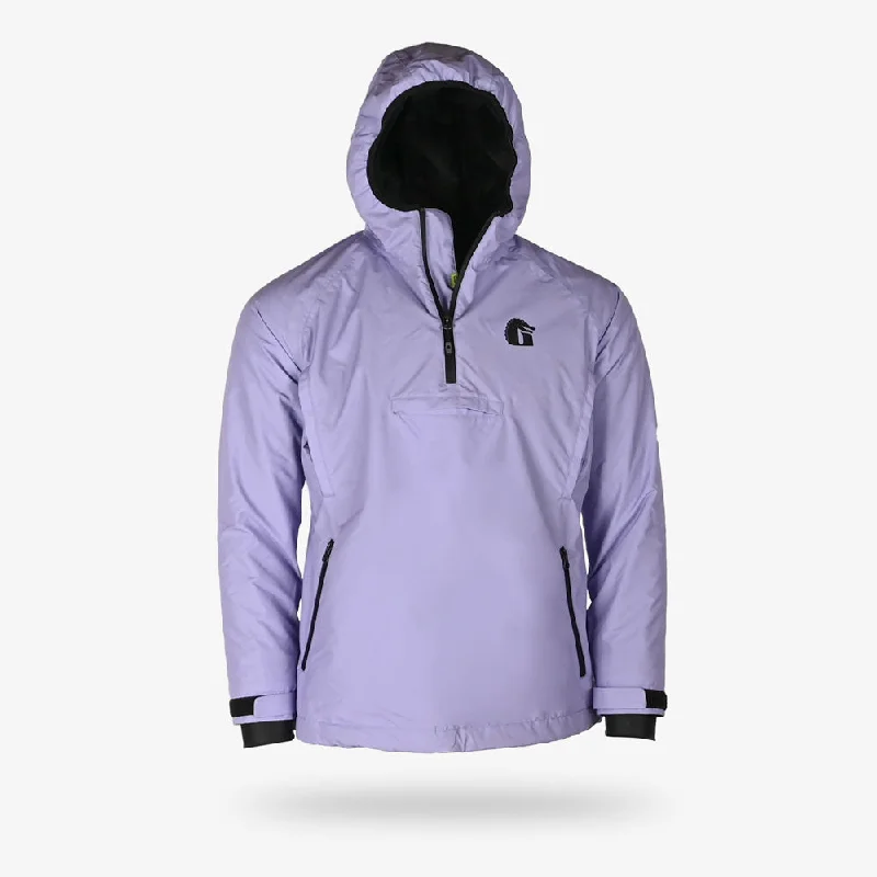 Gator Wader Waterproof 1/2 Zip Bog Hoodie | Womens - Lavender Hoodie with Hem Ribbing Snug Secure Gator Wader Waterproof 1/2 Zip Bog Hoodie | Womens - Lavender Hoodie with Hem Ribbing Snug Secure