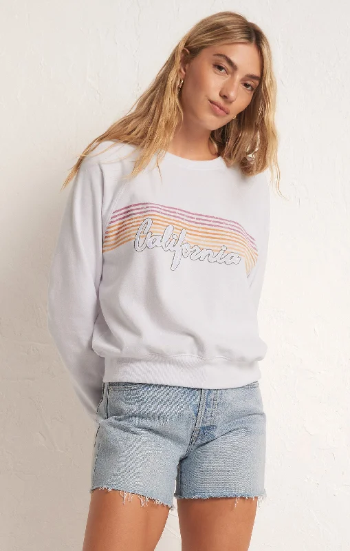 Z Supply - California Vintage Sweatshirt Hoodie with Full-Zip Functional Layering