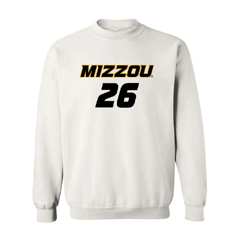 Missouri - NCAA Women's Soccer : Keegan Good - White Replica Sweatshirt Cotton Hoodie Fleece Lining Warmth